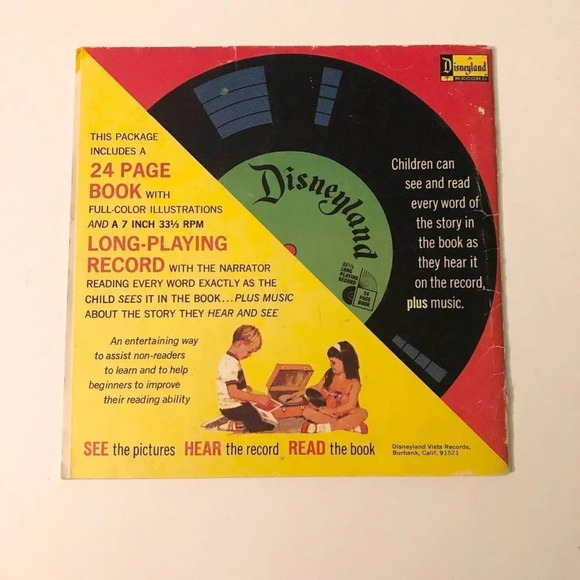 Vintage 1970 Disney The Story of Rapunzel Book Only No Record - Picture 2 of 16